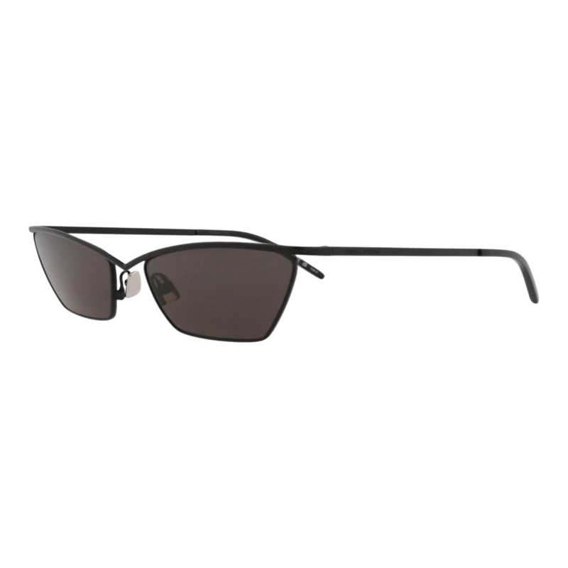 SAINT LAURENT GAFAS DE SOL DE METAL CON MONTURA DE GATO PARA MUJER EN NEGRO NEGRO NEGRO - 2