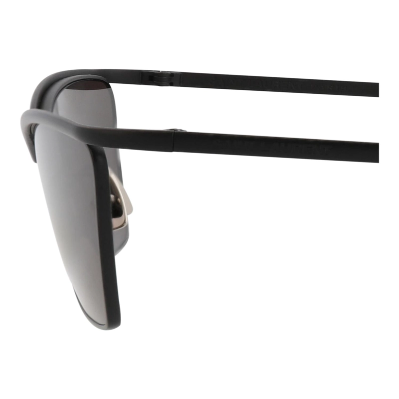 SAINT LAURENT GAFAS DE SOL DE METAL CON MONTURA DE GATO PARA MUJER EN NEGRO NEGRO NEGRO - 6
