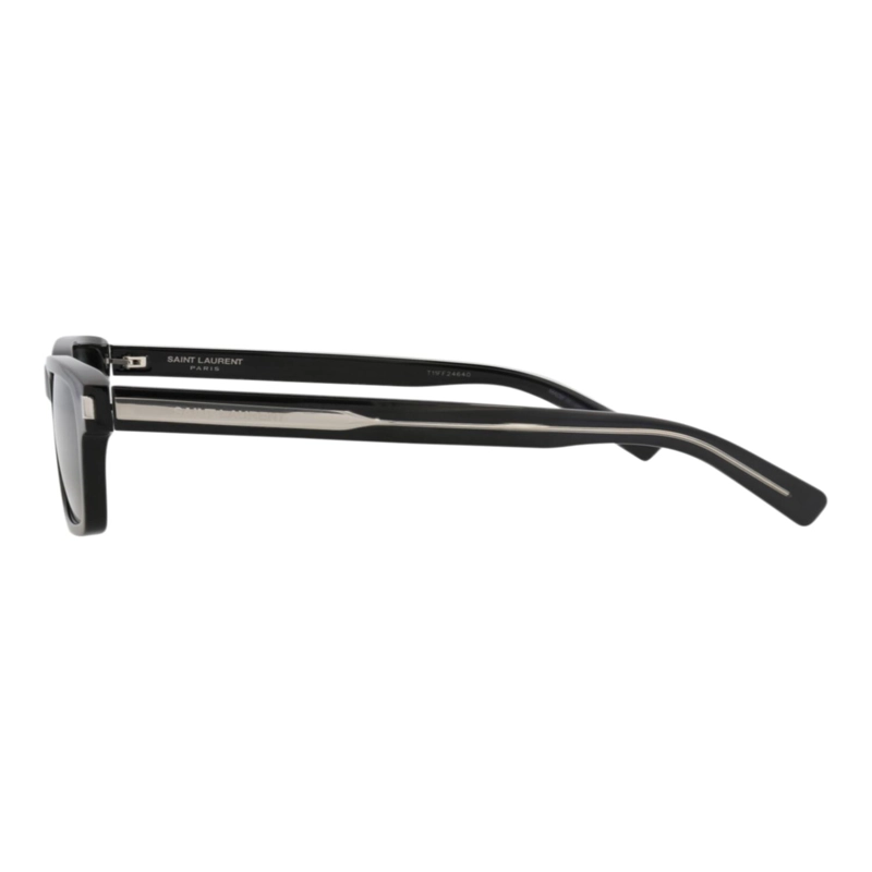 GAFAS DE SOL SAINT LAURENT DE ACETATO RECICLADO CON MONTURA CUADRADA PARA HOMBRE EN NEGRO CRYSTAL - 3