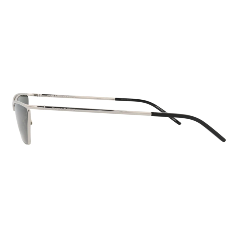 SAINT LAURENT GAFAS DE SOL DE METAL CON MONTURA DE OJO DE GATO PARA MUJER EN GRIS PLATEADO PLATEADO - 3