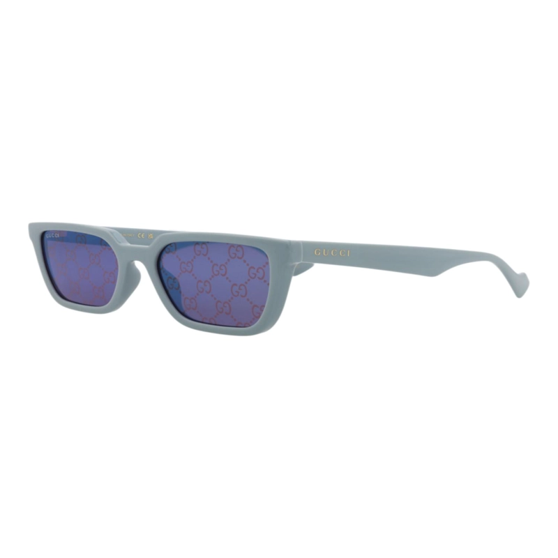 GAFAS DE SOL GUCCI DE INYECCION CON MONTURA CUADRADA PARA HOMBRE EN AZUL CLARO AZUL CLARO Y VIOLETA - 2