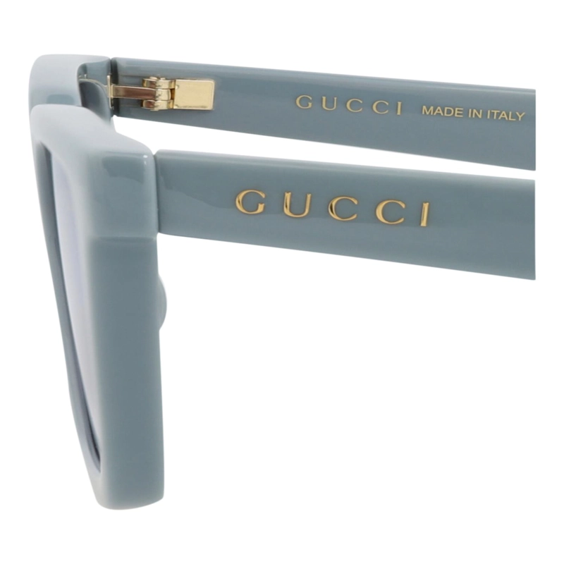 GAFAS DE SOL GUCCI DE INYECCION CON MONTURA CUADRADA PARA HOMBRE EN AZUL CLARO AZUL CLARO Y VIOLETA - 4