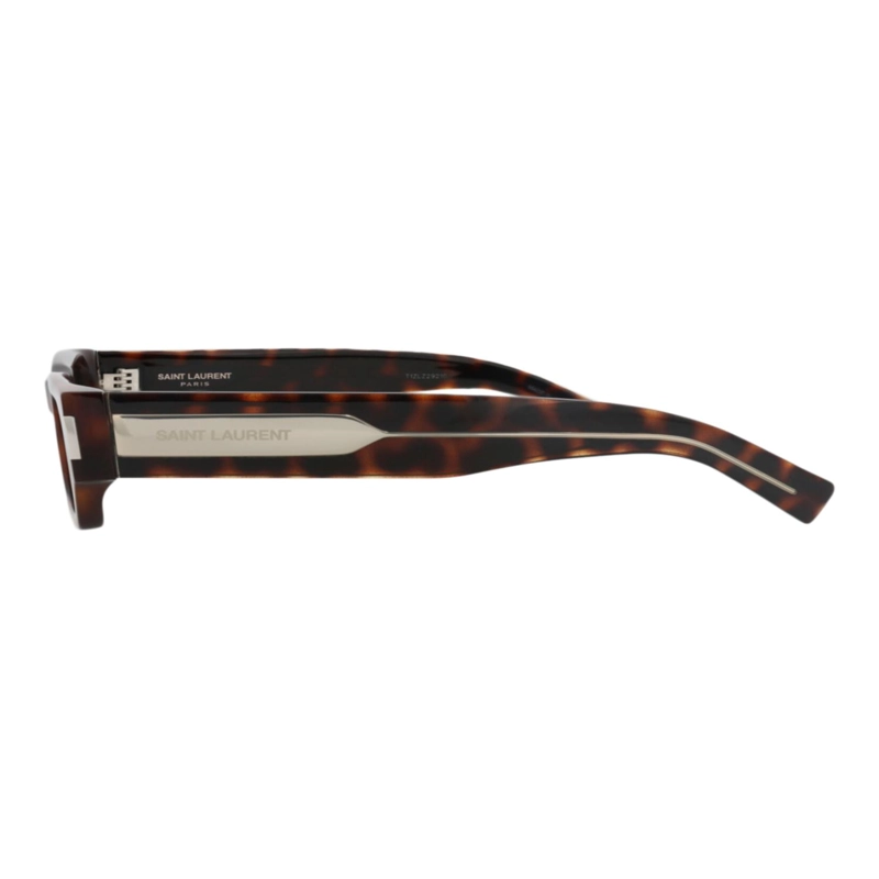 GAFAS DE SOL SAINT LAURENT DE ACETATO RECICLADO CON MONTURA CUADRADA PARA HOMBRE Y MUJER EN HAVANA - 3