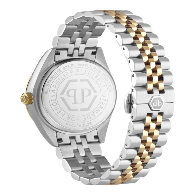 RELOJES PHILIPP PLEIN DATE DE CRISTAL SUPERLATIVO PARA HOMBRE EN DOS TONOS - 4