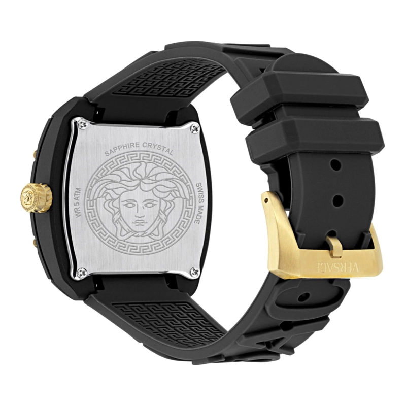 RELOJES VERSACE DOMINUS ECOCERAMIC PARA MUJER EN NEGRO - 4