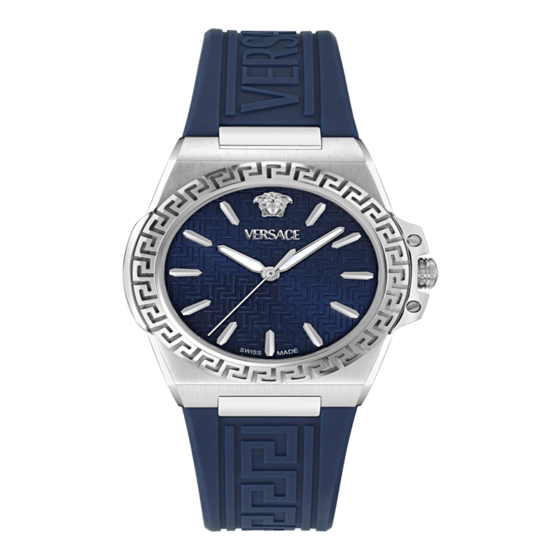RELOJES VERSACE GRECA REACTION DE SILICONA PARA MUJER EN ACERO INOXIDABLE - 1