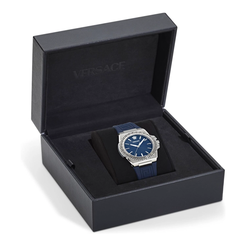 RELOJES VERSACE GRECA REACTION DE SILICONA PARA MUJER EN ACERO INOXIDABLE - 5