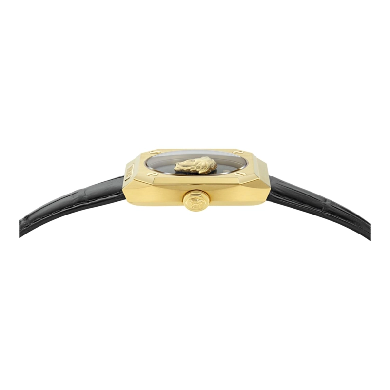 RELOJES DE CUERO VERSACE MEDUSA ANTARES PARA MUJER EN COLOR DORADO - 3