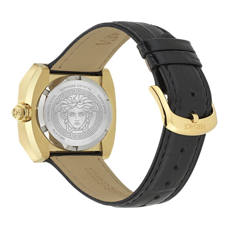 RELOJES DE CUERO VERSACE MEDUSA ANTARES PARA MUJER EN COLOR DORADO - 4