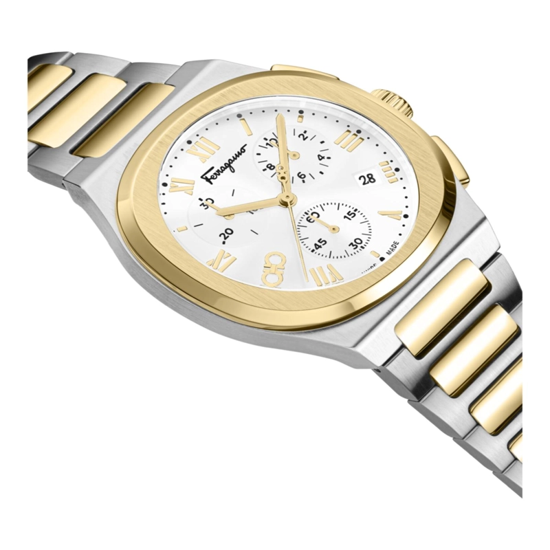 RELOJES FERRAGAMO CON CRONOGRAFO ELIPTICO PARA HOMBRE EN DOS TONOS - 4