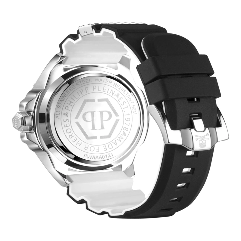 RELOJES DE SILICONA PHILIPP PLEIN THE KULL PARA HOMBRE EN ACERO INOXIDABLE - 4