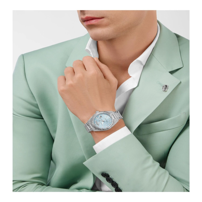 RELOJES PHILIPP PLEIN DATE SUPERLATIVE CRYSTAL WATCH PARA HOMBRE EN ACERO INOXIDABLE - 6