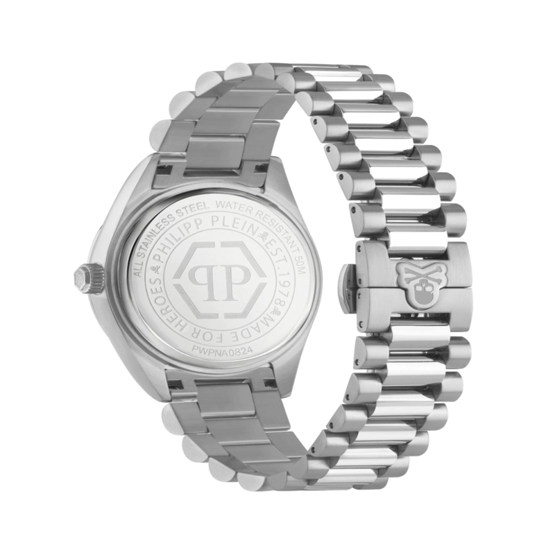 RELOJ DE PULSERA SUPERLATIVO PHILIPP PLEIN DATE PARA HOMBRE EN ACERO INOXIDABLE - 4