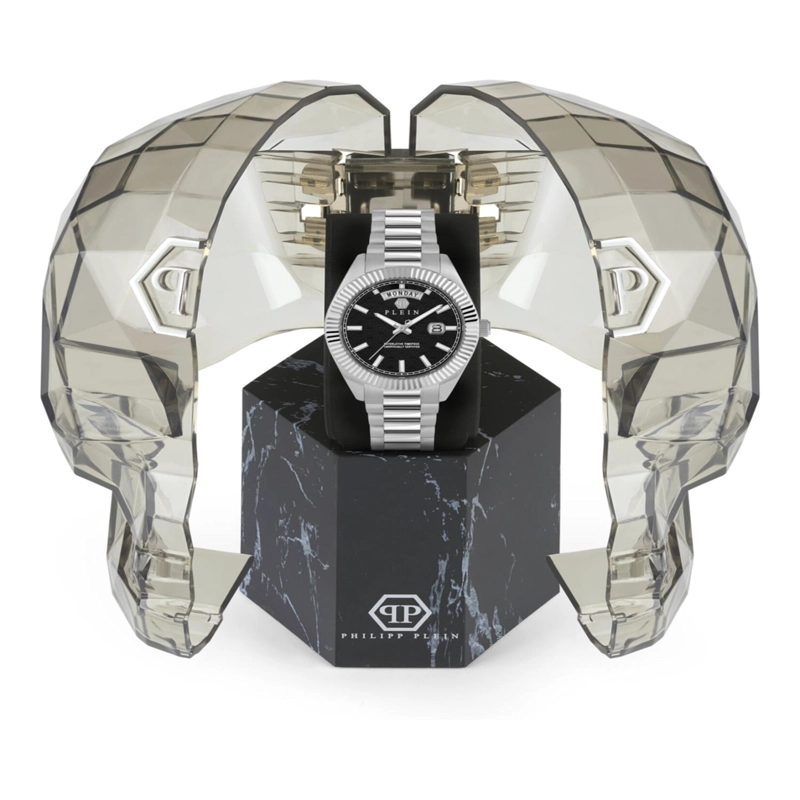 RELOJ DE PULSERA SUPERLATIVO PHILIPP PLEIN DATE PARA HOMBRE EN ACERO INOXIDABLE - 5