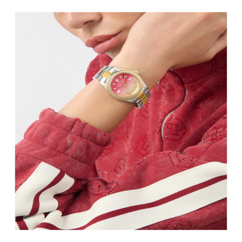 RELOJ PHILIPP PLEIN QUEEN SUPREME CRYSTAL WATCH PARA MUJER EN DOS TONOS - 6