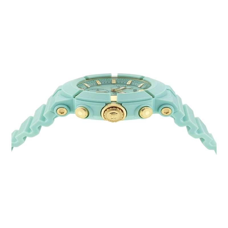 RELOJES VERSACE REAL ACTIVE CHRONO DE SILICONA PARA HOMBRE EN AZUL CLARO - 3