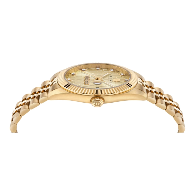RELOJES PHILIPP PLEIN DATE SUPERLATIVE CRYSTAL WATCH PARA HOMBRE EN COLOR DORADO - 3