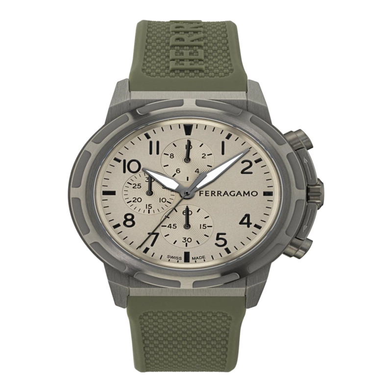 RELOJES FERRAGAMO SPORT CHRONO DE SILICONA PARA HOMBRE EN FORMA DE PISTOLA - 1
