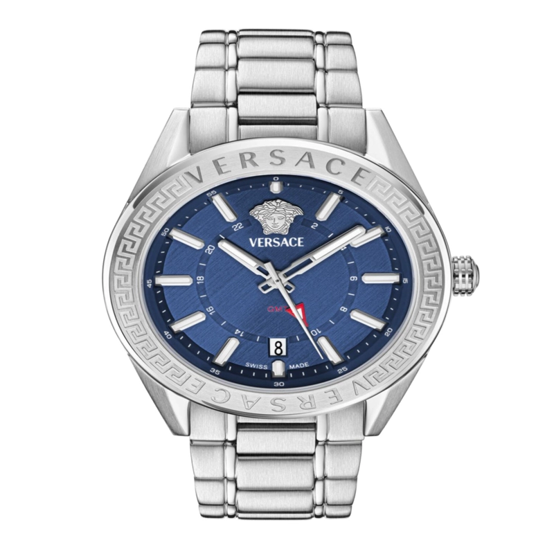 RELOJ DE PULSERA VERSACE VCODE GMT PARA HOMBRE EN ACERO INOXIDABLE - 1