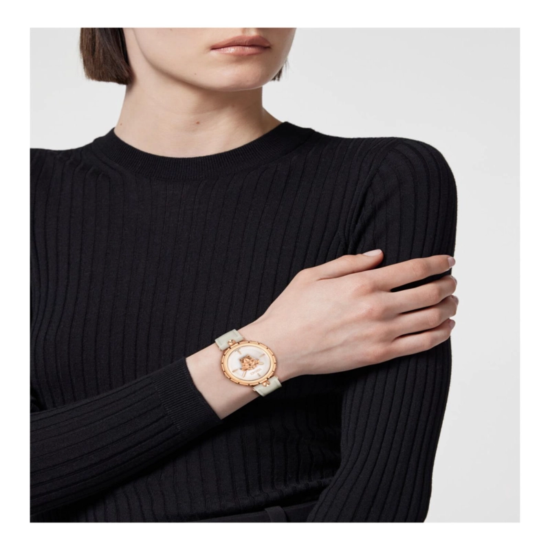 RELOJES VERSACE MEDUSA JEWEL DE PIEL PARA MUJER EN ORO ROSA - 6