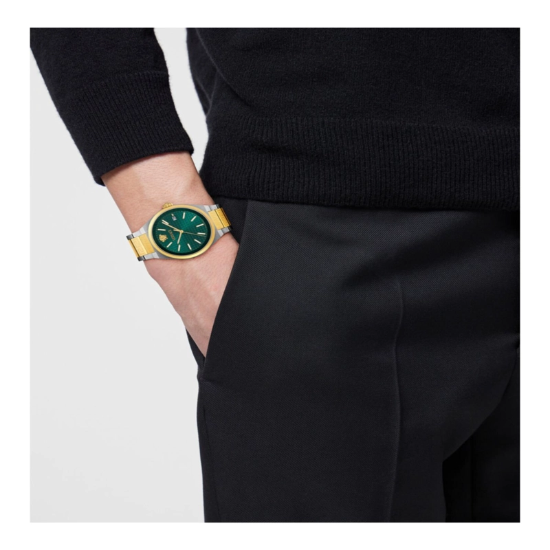 RELOJ DE PULSERA VERSACE VAURIA PARA HOMBRE EN DOS TONOS - 6
