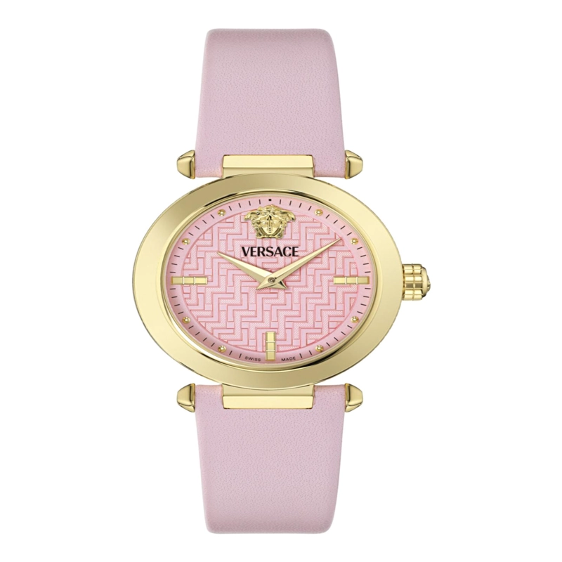 RELOJES VERSACE GREEK LEATHER WATCH PARA MUJER EN COLOR DORADO - 1