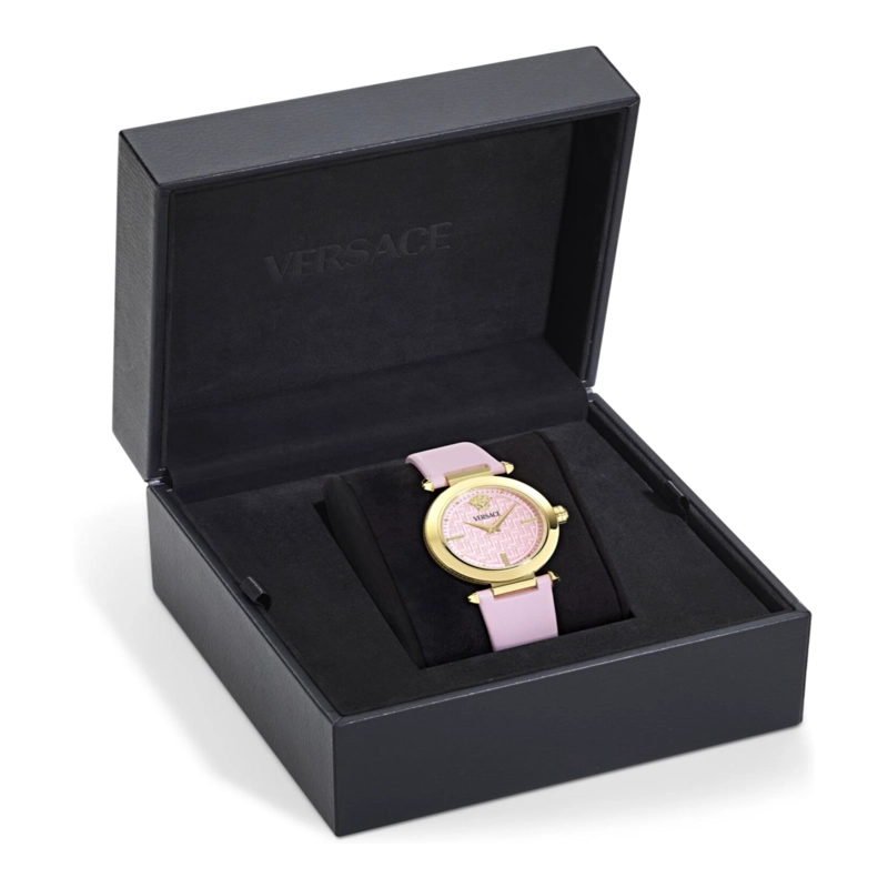 RELOJES VERSACE GREEK LEATHER WATCH PARA MUJER EN COLOR DORADO - 5
