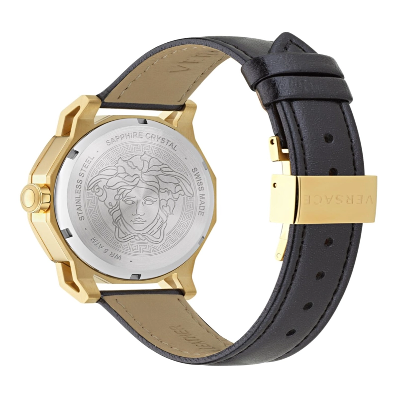 RELOJES VERSACE MEDUSA DECO DE PIEL PARA MUJER EN COLOR DORADO - 4
