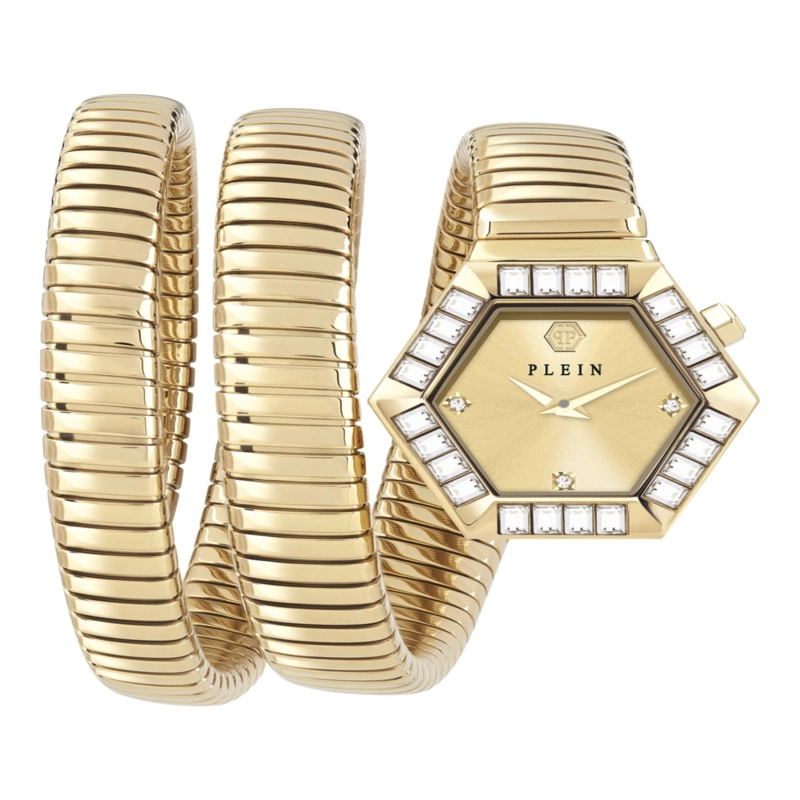 RELOJES PHILIPP PLEIN NAKE HEXAGON CRYSTAL WATCH PARA MUJER EN COLOR DORADO - 2
