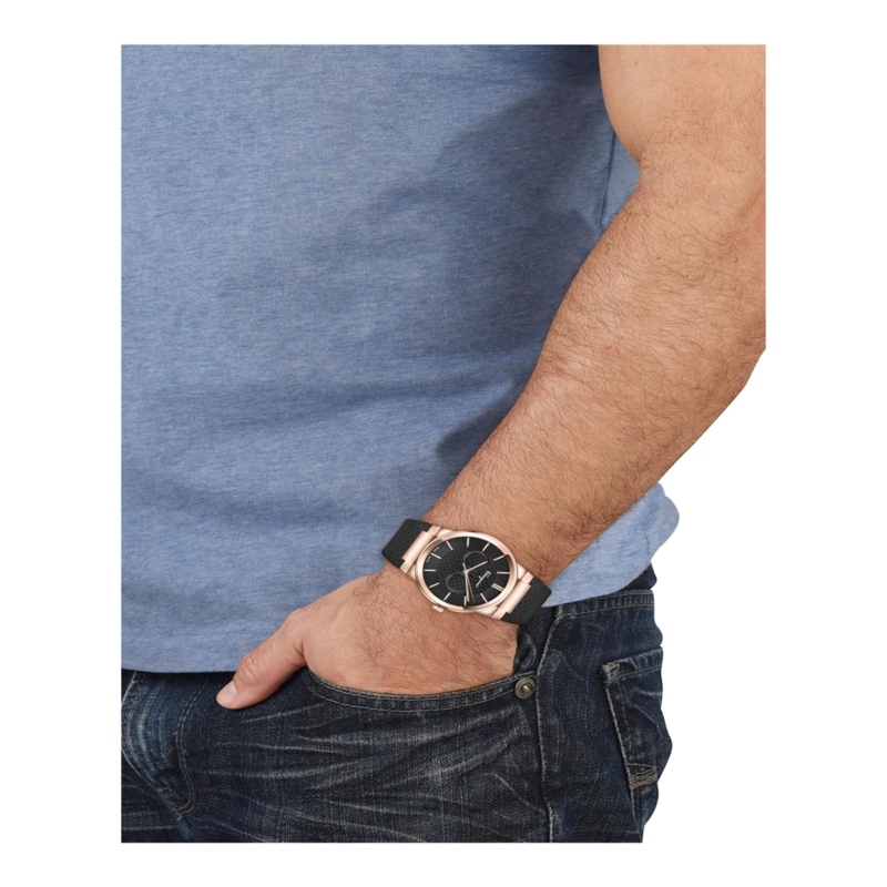 RELOJES DE SILICONA FERRAGAMO SAPPHIRE PARA HOMBRE EN ORO ROSA - 5