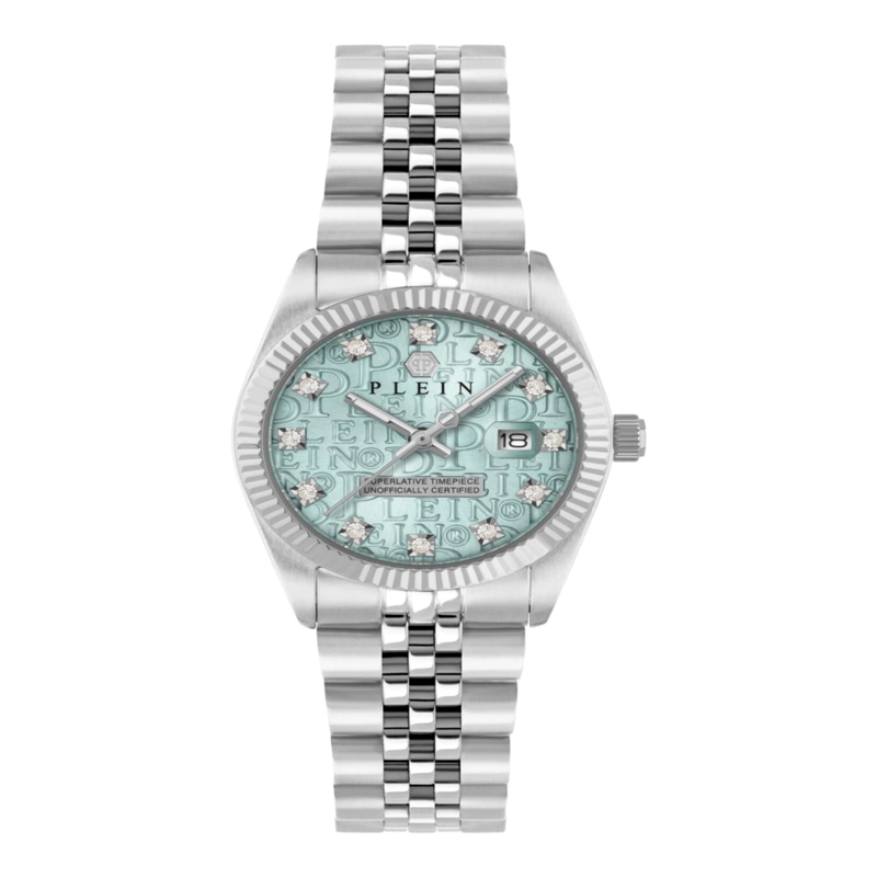 RELOJES PHILIPP PLEIN DATE SUPERLATIVE CRYSTAL PARA MUJER EN ACERO INOXIDABLE - 1