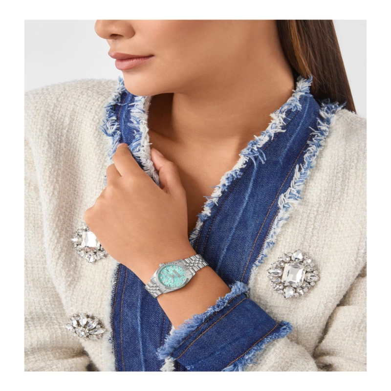 RELOJES PHILIPP PLEIN DATE SUPERLATIVE CRYSTAL PARA MUJER EN ACERO INOXIDABLE - 5