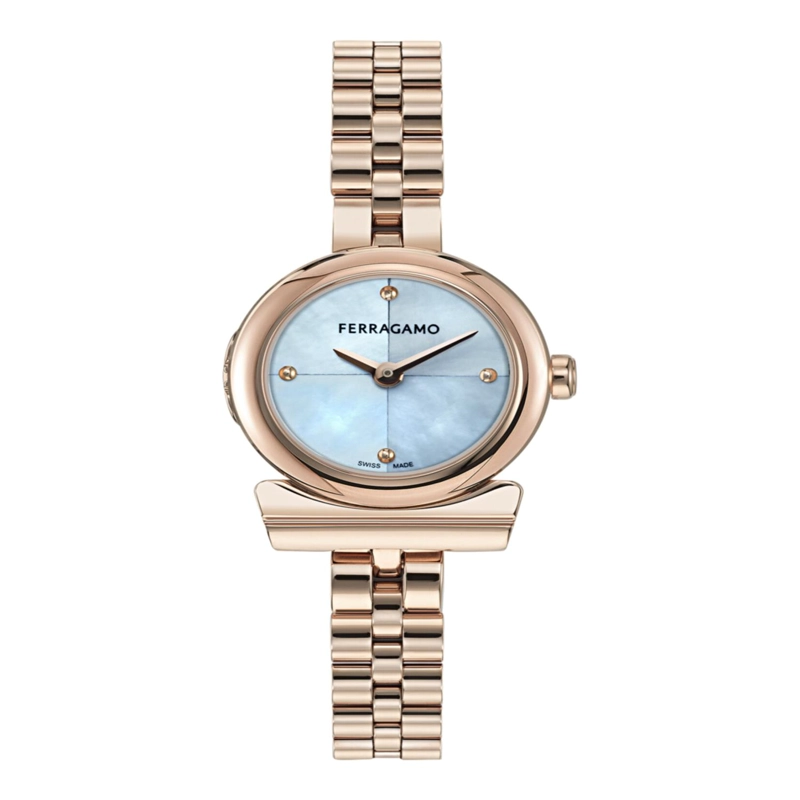 RELOJES DE PULSERA FERRAGAMO GANCINI PARA MUJER EN ORO ROSA - 1