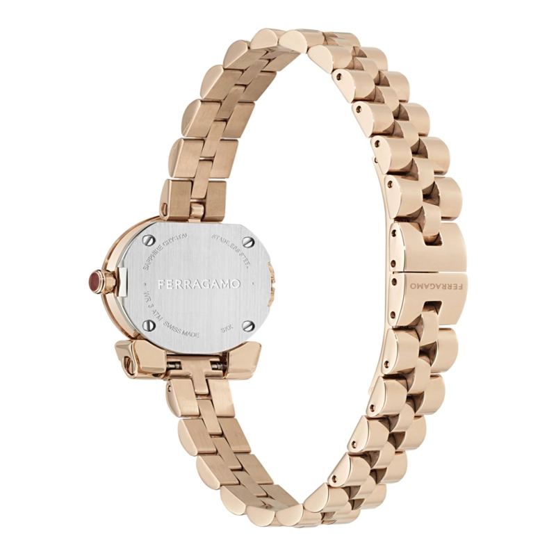 RELOJES DE PULSERA FERRAGAMO GANCINI PARA MUJER EN ORO ROSA - 4