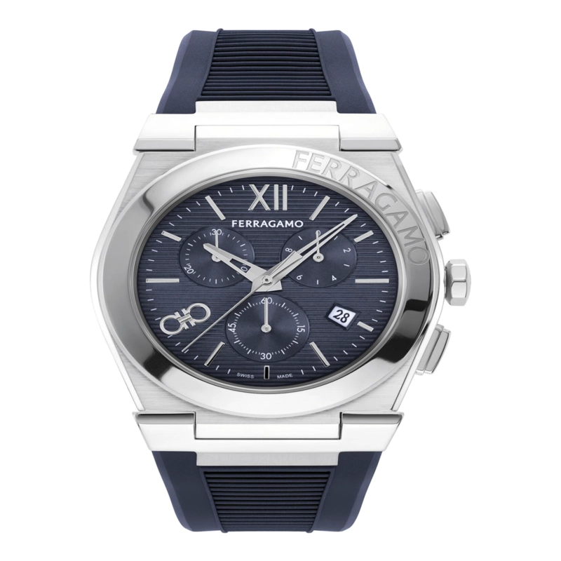 RELOJES FERRAGAMO VEGA CHRONO DE SILICONA PARA HOMBRE EN ACERO INOXIDABLE - 1