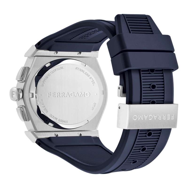 RELOJES FERRAGAMO VEGA CHRONO DE SILICONA PARA HOMBRE EN ACERO INOXIDABLE - 4