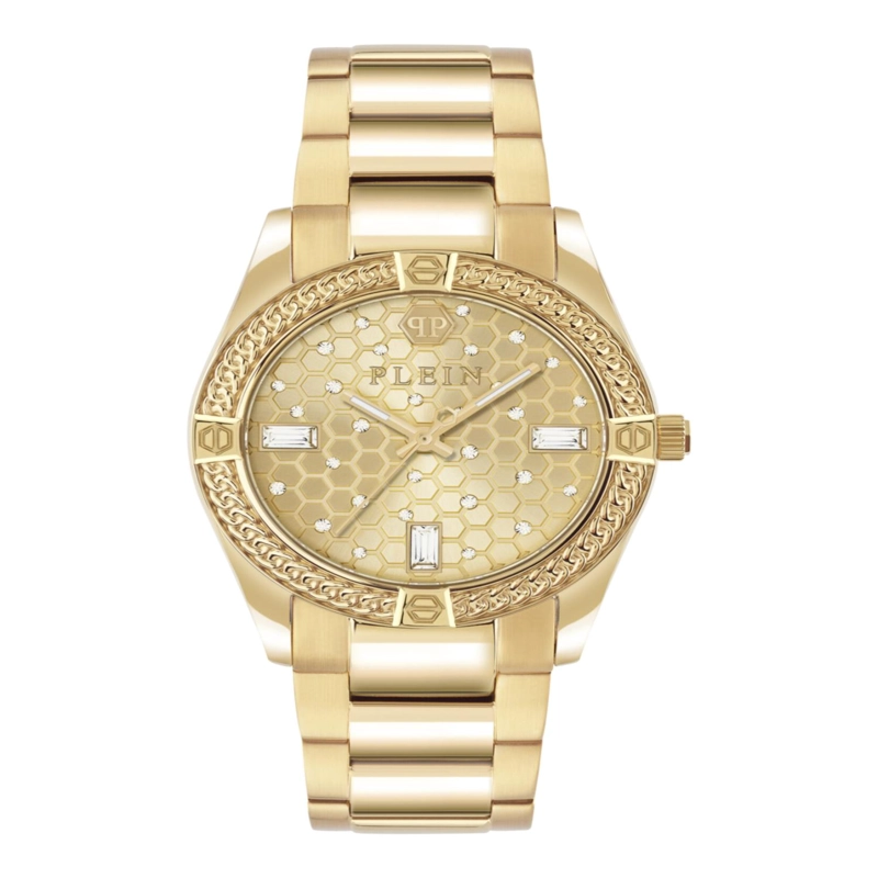 RELOJES PHILIPP PLEIN PLEIN ICON CHAIN CRYSTAL PARA MUJER EN COLOR DORADO - 1