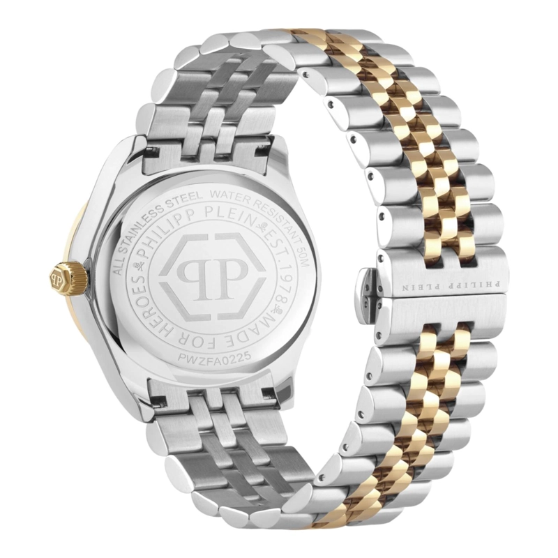 RELOJ DE PULSERA PHILIPP PLEIN PLEIN CON CADENA CON FORMA DE ICONO PARA HOMBRE EN DOS TONOS - 4