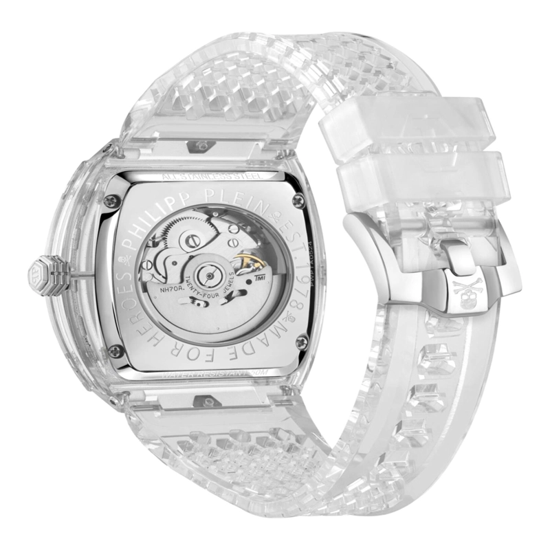 RELOJES AUTOMATICOS PHILIPP PLEIN THE KELETON CRYSTAL PARA HOMBRE EN COLOR TRANSPARENTE - 4