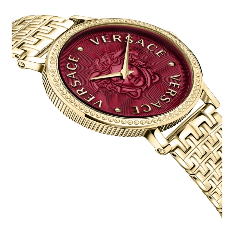 RELOJES DE PULSERA VERSACE VDOLLAR PARA MUJER EN ORO AMARILLO IP - 4