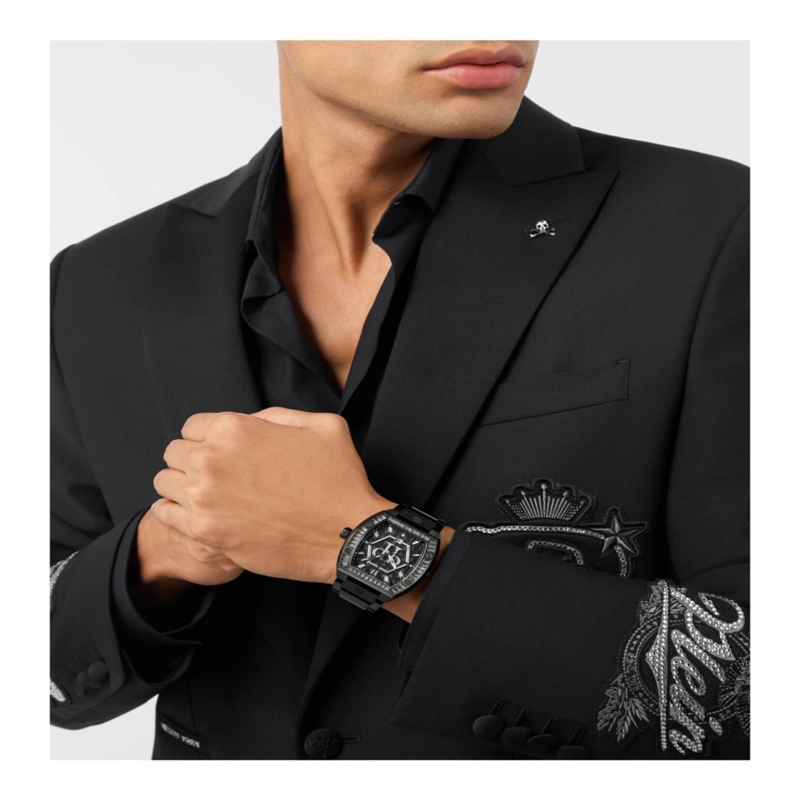 RELOJES PHILIPP PLEIN THE HEXAGON PHANTOM CRYSTAL WATCH PARA HOMBRE EN COLOR NEGRO - 6