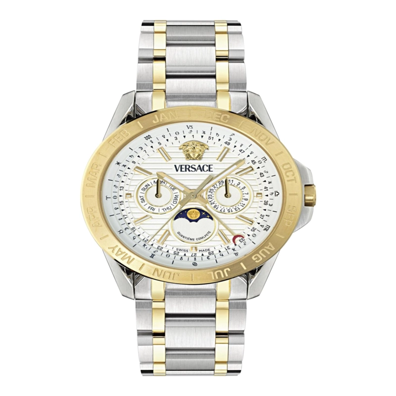 RELOJ DE PULSERA VERSACE VGALAXY MOONPHASE PARA HOMBRE EN DOS TONOS - 1