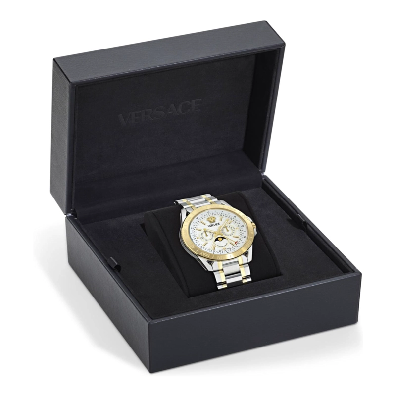 RELOJ DE PULSERA VERSACE VGALAXY MOONPHASE PARA HOMBRE EN DOS TONOS - 5