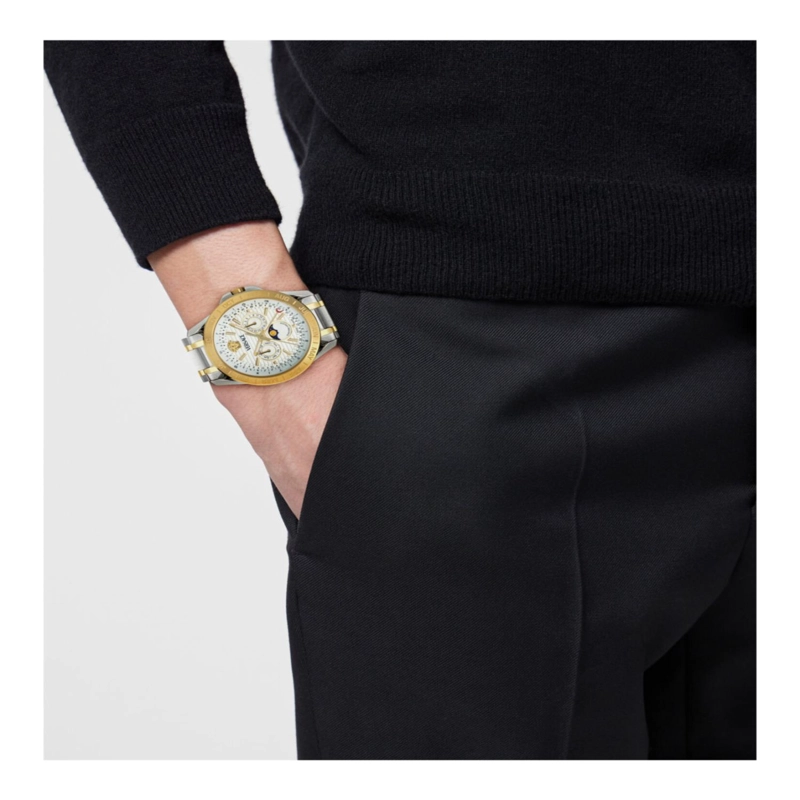 RELOJ DE PULSERA VERSACE VGALAXY MOONPHASE PARA HOMBRE EN DOS TONOS - 6