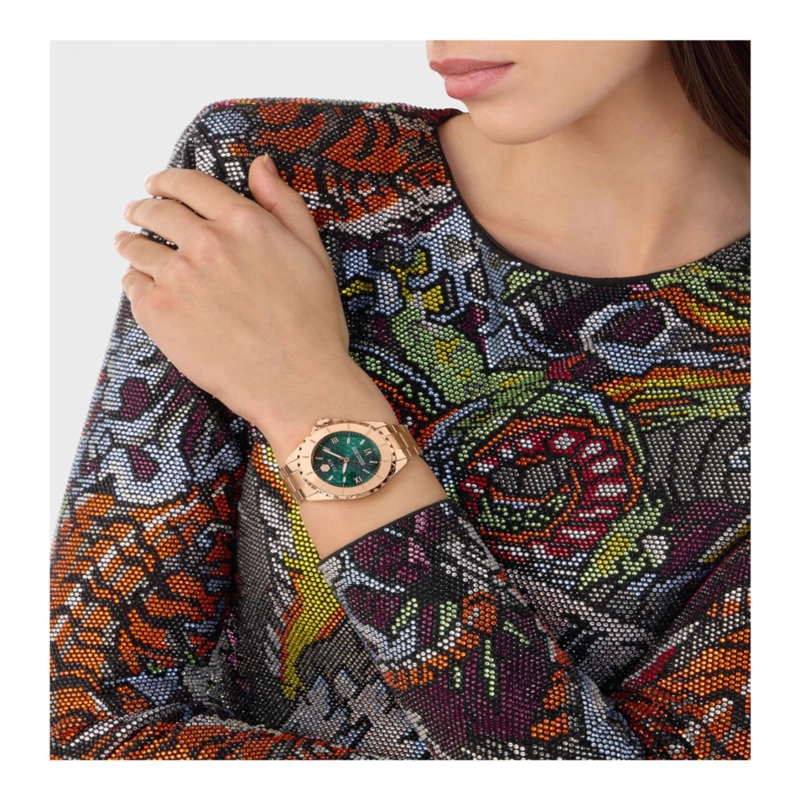 RELOJES PHILIPP PLEIN THE KULL SPIKES CRYSTAL WATCH PARA MUJER EN ORO ROSA - 6