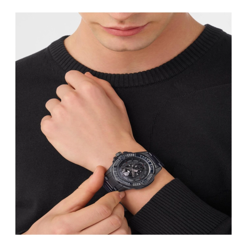 RELOJES DE PULSERA PHILIPP PLEIN THE KULL PARA HOMBRE EN COLOR NEGRO - 6