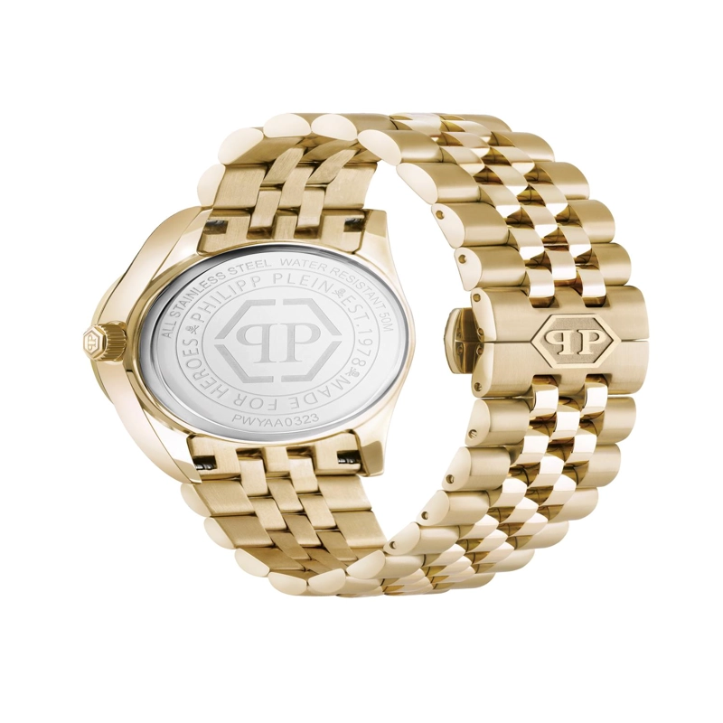 RELOJES PHILIPP PLEIN DATE SUPERLATIVE CRYSTAL WATCH PARA MUJER EN COLOR DORADO - 4