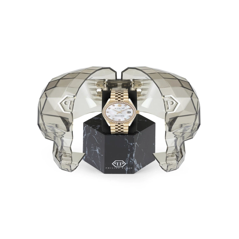 RELOJES PHILIPP PLEIN DATE SUPERLATIVE CRYSTAL WATCH PARA MUJER EN COLOR DORADO - 5