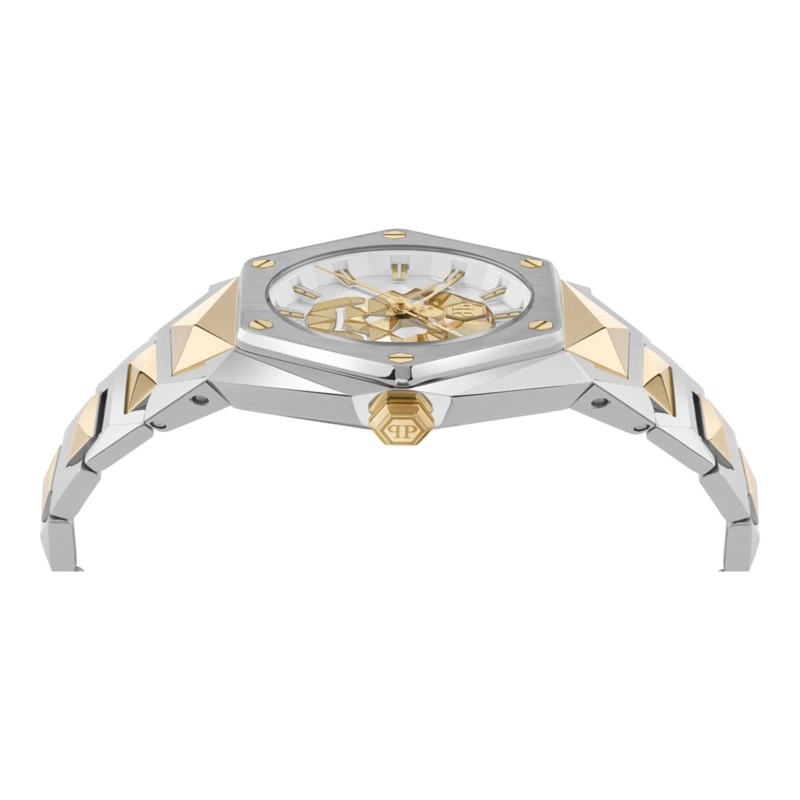 RELOJ PHILIPP PLEIN THE KULL SPIKES DE SILICONA PARA MUJER EN DOS TONOS - 3