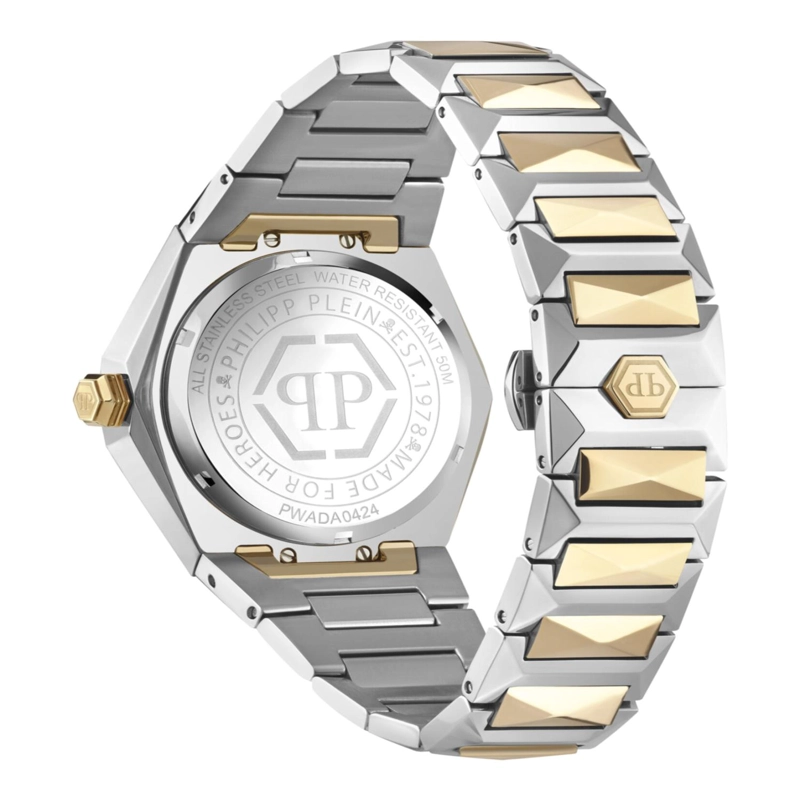 RELOJ PHILIPP PLEIN THE KULL SPIKES DE SILICONA PARA MUJER EN DOS TONOS - 4